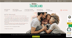 Desktop Screenshot of betten-traum-land.de